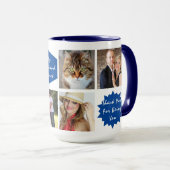 Fiancé-Tasse für Foto-Template-Collage Keepake Tasse (VorderseiteRechts)