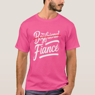 Fiancé Wedding Verlobung Bachelor Party T-Shirt