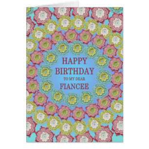 Fiancee Birthday Crochet Blume