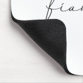 Fiancee Bride Bridal Groom Junggeselinnen-Abschied Mousepad (Ecke)
