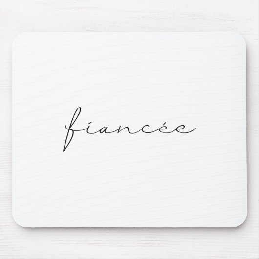 Fiancee Bride Bridal Groom Junggeselinnen-Abschied Mousepad (Vorne)