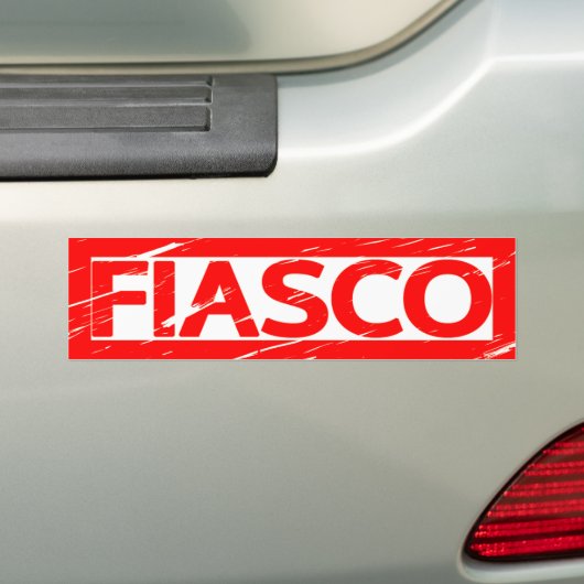 Fiasco-Briefmarke Autoaufkleber (Auf Auto)