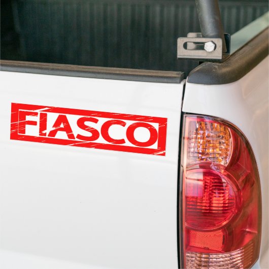 Fiasco-Briefmarke Autoaufkleber (Auf Lkw)