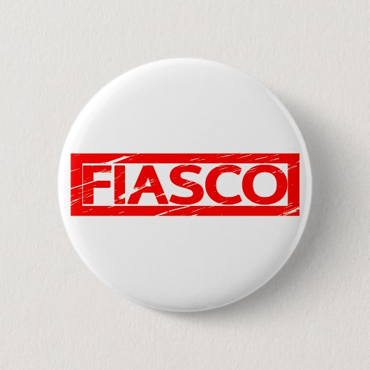Fiasco-Briefmarke Button (Vorderseite)