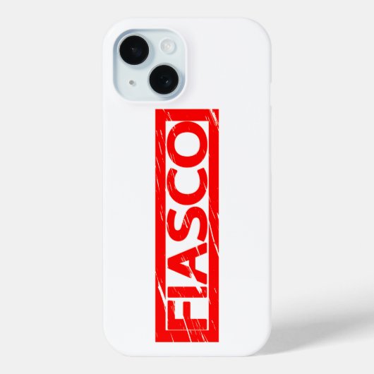 Fiasco-Briefmarke Case-Mate iPhone Hülle (Rückseite)