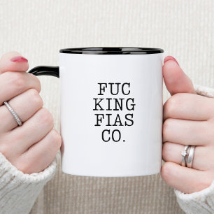 Fiasco Lustig & Sarkastisch Minimalistisch Fett Tasse