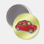 Fiat500 Magnet (Vorderseite/Rückseite)