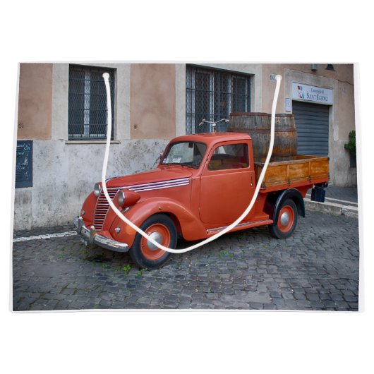 Fiat 1100 Lieferwagen Große Geschenktüte (Vorderseite)