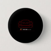 Fiat 124 Abarth Sder70 T Shirt  Button (Vorderseite)