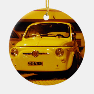 Fiat 500 Abarth. Keramik Ornament