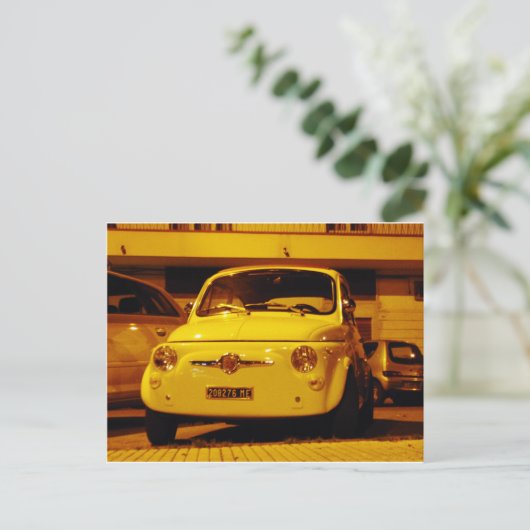 Fiat 500 Abarth. Postkarte (Stehend Vorderseite)