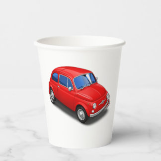 Fiat 500 Anni 80 Pappbecher