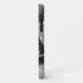 FIAT 500 Auto in Schwarz-Weiß Case-Mate iPhone Hülle (Hinten/Links)