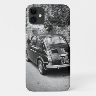 FIAT 500 Auto in Schwarzweiß Case-Mate iPhone Hülle