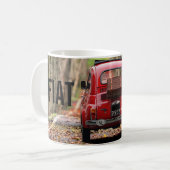 Fiat 500 Auto Kaffeetasse (Vorderseite Links)