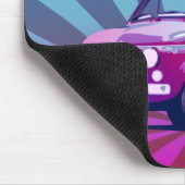 Fiat 500 Bunt Mousepad (Ecke)