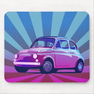 Fiat 500 Bunt Mousepad