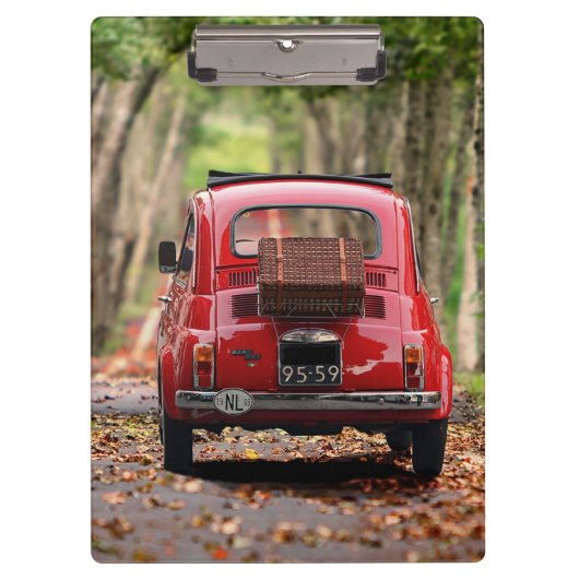 Fiat 500 Car Klemmbrett (Vorderseite)