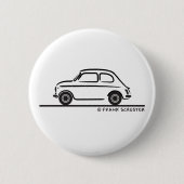Fiat 500 Cinquecento Button (Vorderseite)