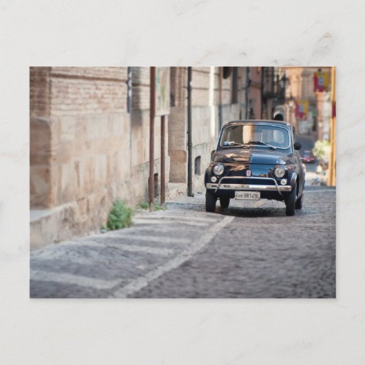 Fiat 500, Cinquecento in Lanciano, Italien Postkarte (Vorderseite)