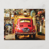 Fiat 500, Cinquecento, Italien Postkarte (Vorderseite)