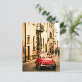 Fiat 500, Cinquecento, Italien Postkarte (Stehend Vorderseite)