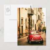 Fiat 500, Cinquecento, Italien Postkarte (Vorne/Hinten)