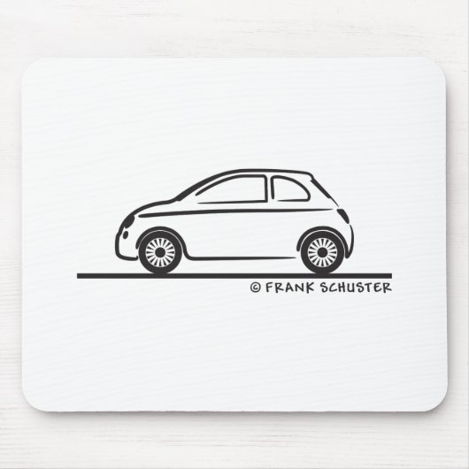 Fiat 500 Cinquecento Mousepad (Vorne)