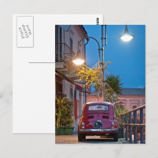 Fiat 500, Cinquecento Postkarte (Vorne/Hinten)