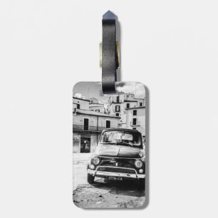 Fiat 500 Gepäckanhänger, klassisches italienisches Gepäckanhänger