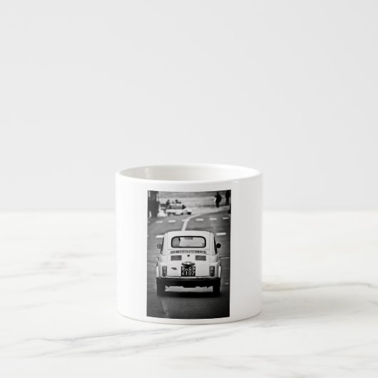 Fiat 500 in der Romespresso-Tasse Espressotasse (Vorderseite)