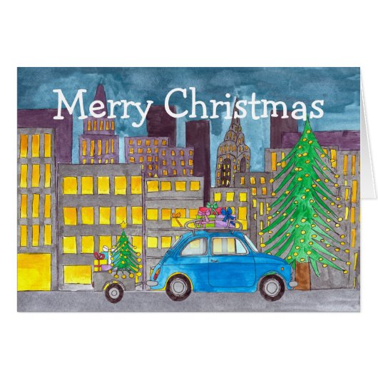 Fiat 500 in der Stadt individuell anpassbar (Vorderseite (Horizontal))