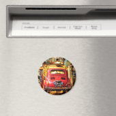 Fiat 500 in Italien Magnet (In Situ (Geschirrspüler))