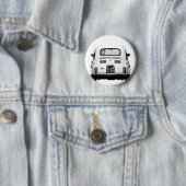 Fiat 500 in Rom, Italien Button (Beispiel)
