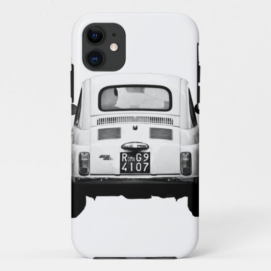 Fiat 500 in Rom, Italien Case-Mate iPhone Hülle (Rückseite)
