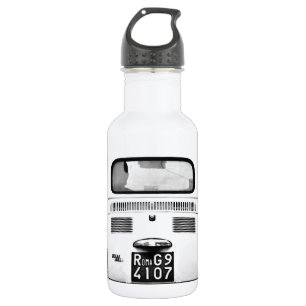 Fiat 500 in Rom, Italien Edelstahlflasche