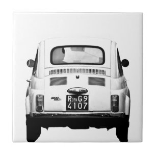 Fiat 500 in Rom, Italien Fliese