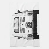 Fiat 500 in Rom, Italien Geschirrtuch (Vertikal)