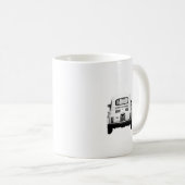 Fiat 500 in Rom, Italien Kaffeetasse (VorderseiteRechts)