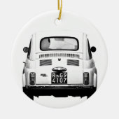 Fiat 500 in Rom, Italien Keramik Ornament (Vorne)