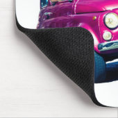 Fiat 500 in Rom, Italien Mousepad (Ecke)