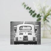 Fiat 500 in Rom, Italien Postkarte (Stehend Vorderseite)
