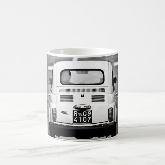 Fiat 500 in Rom Kaffeetasse (Mittel)