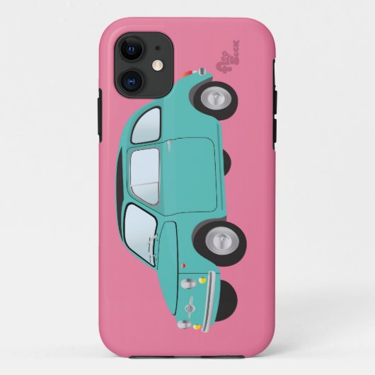 Fiat 500 iPhone-Hülle Case-Mate iPhone Hülle (Rückseite)