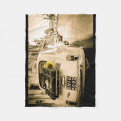 Fiat 500, Italien, Fleece-Decke Oldtimer Fleecedecke (Vorderseite)