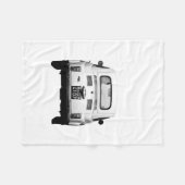 Fiat 500, Italien, Fleece-Decke Oldtimer Fleecedecke (Vorderseite (Horizontal))