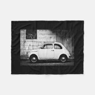 Fiat 500, Italien, Fleece-Decke Oldtimer Fleecedecke
