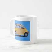 Fiat 500 kaffeetasse (Vorderseite Links)