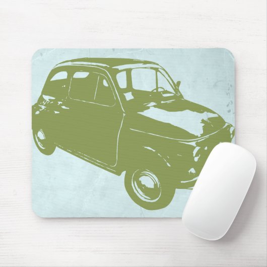 Fiat 500 mousepad (Mit Mouse)