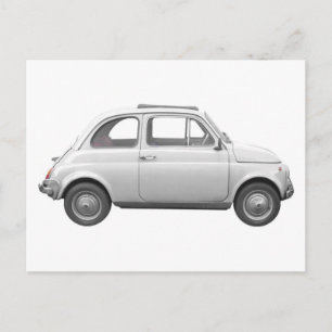 Fiat 500 postkarte